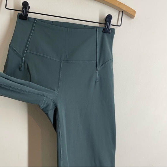 Lululemon Groove High Rise Split Hem Flare Green size 4 - Picture 7 of 13